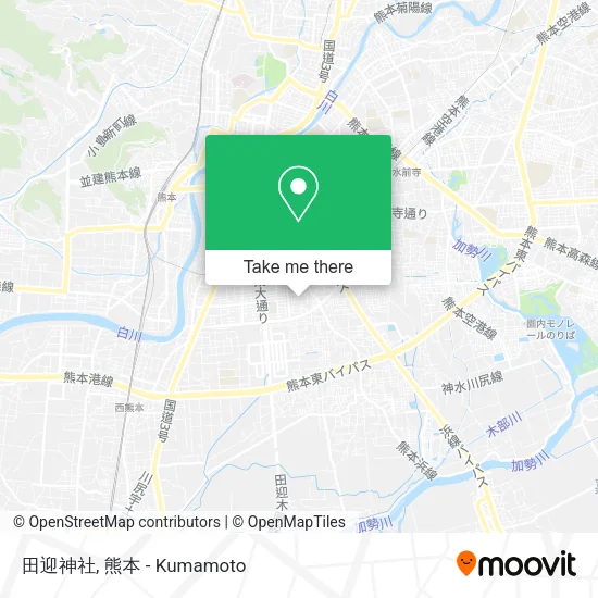 田迎神社 map