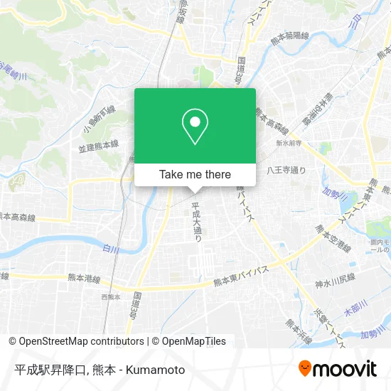 平成駅昇降口 map