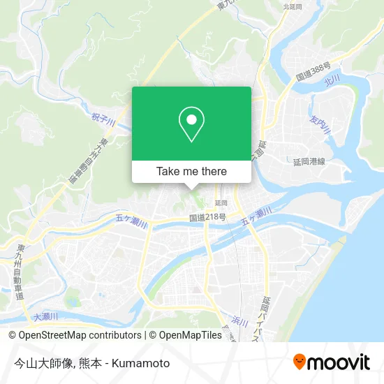 今山大師像 map