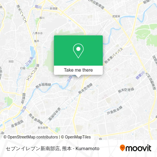 セブンイレブン新南部店 map