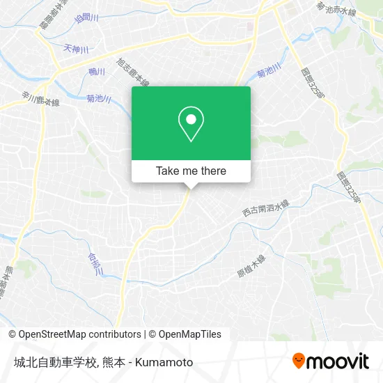 城北自動車学校 map