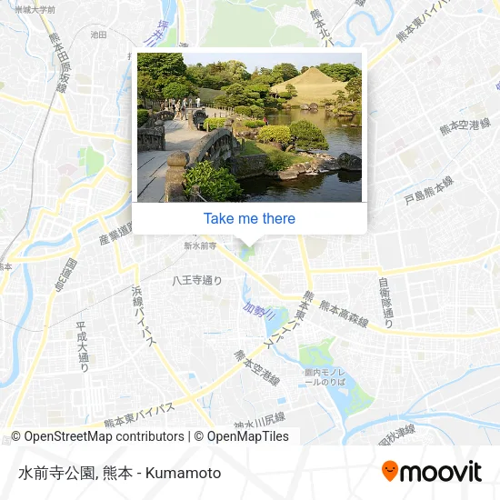 水前寺公園 map
