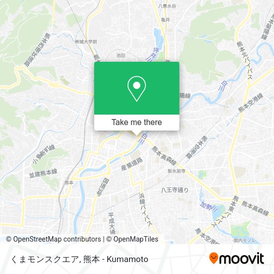 くまモンスクエア map