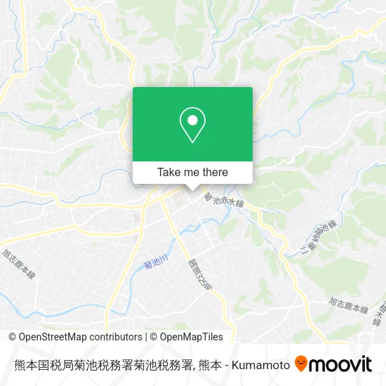 熊本国税局菊池税務署菊池税務署 map