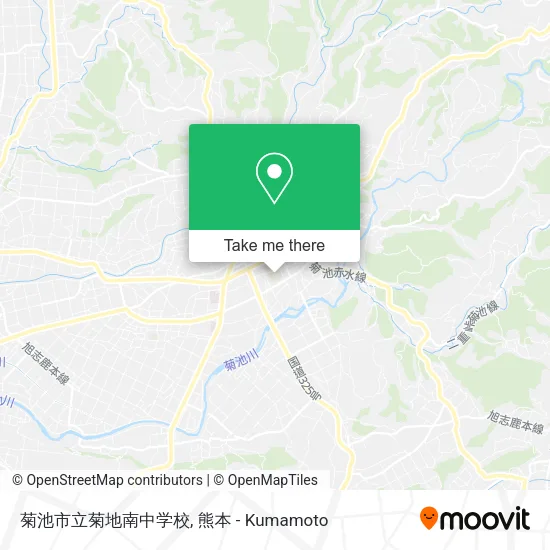 菊池市立菊地南中学校 map