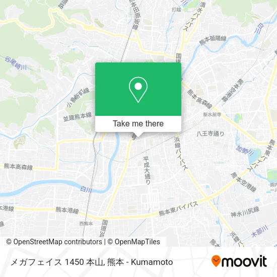 メガフェイス 1450 本山 map