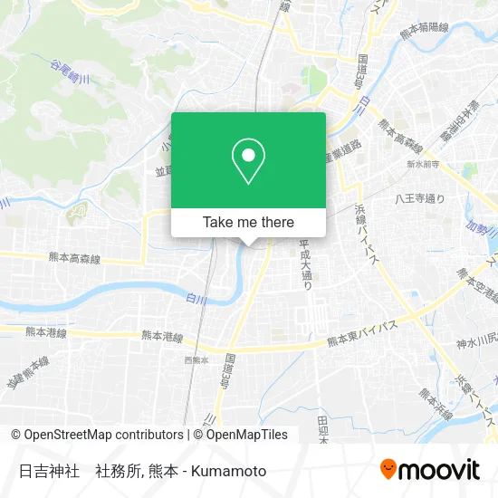 日吉神社　社務所 map
