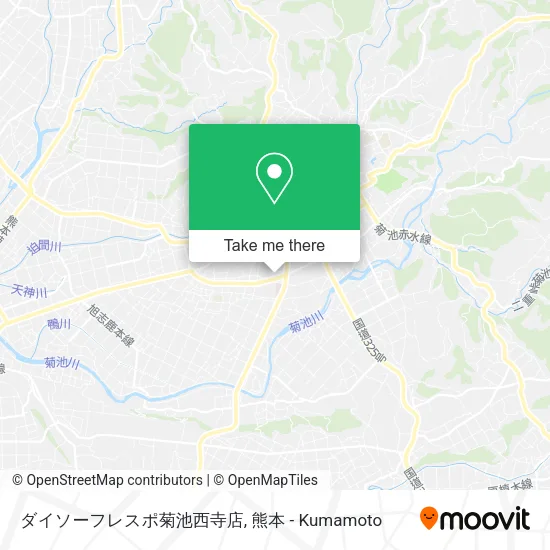 ダイソーフレスポ菊池西寺店 map
