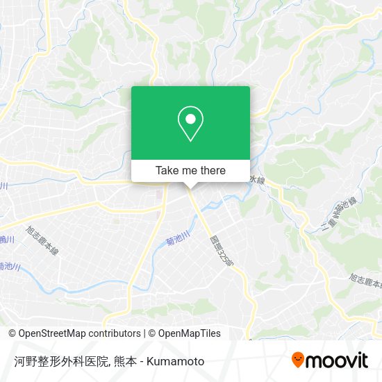 河野整形外科医院 map