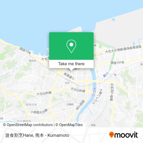 遊食割烹Hane map