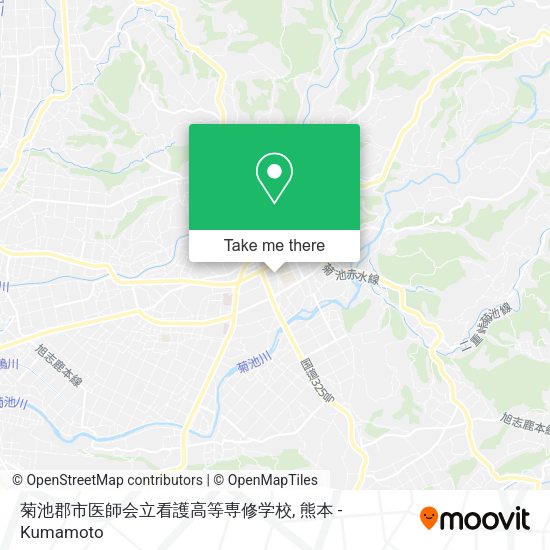 菊池郡市医師会立看護高等専修学校 map