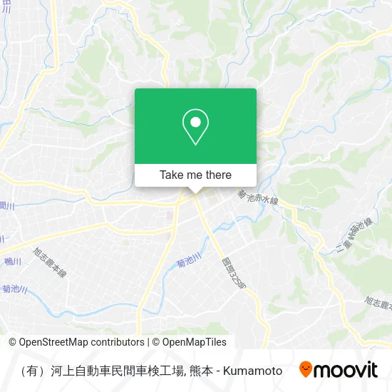（有）河上自動車民間車検工場 map