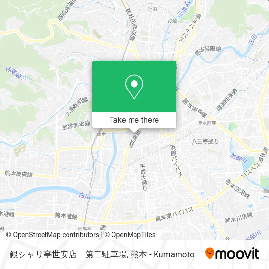 銀シャリ亭世安店　第二駐車場 map