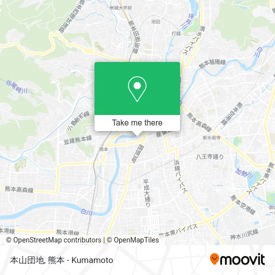 本山団地 map