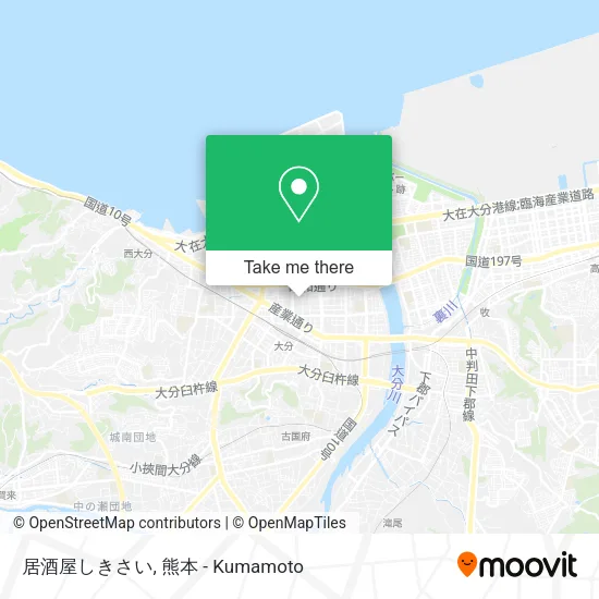 居酒屋しきさい map