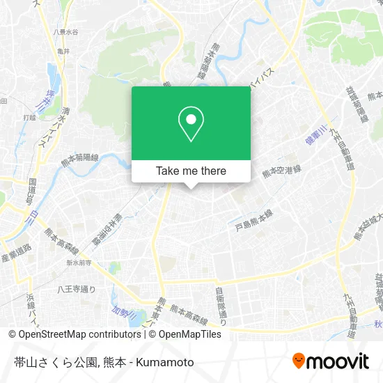 帯山さくら公園 map