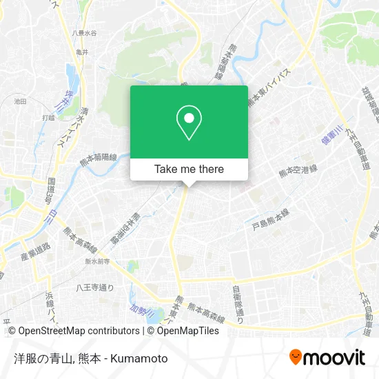 洋服の青山 map
