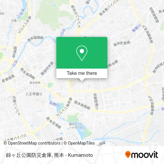 錦ヶ丘公園防災倉庫 map