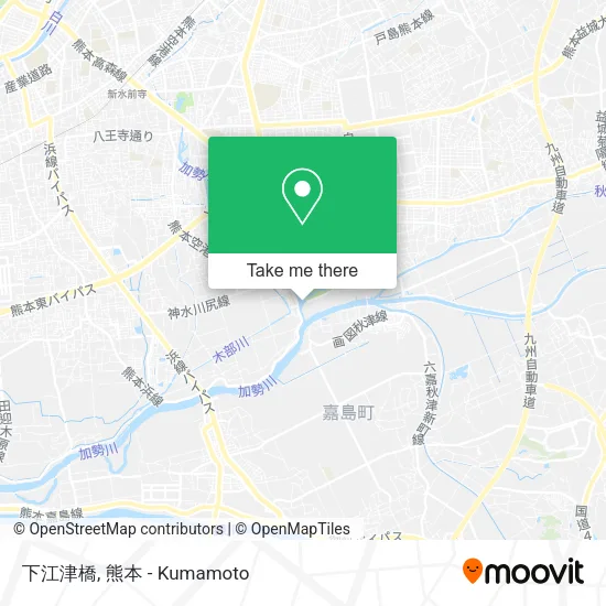下江津橋 map