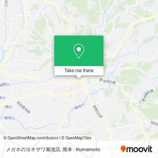 メガネのヨネザワ菊池店 map