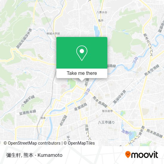 彌生軒 map