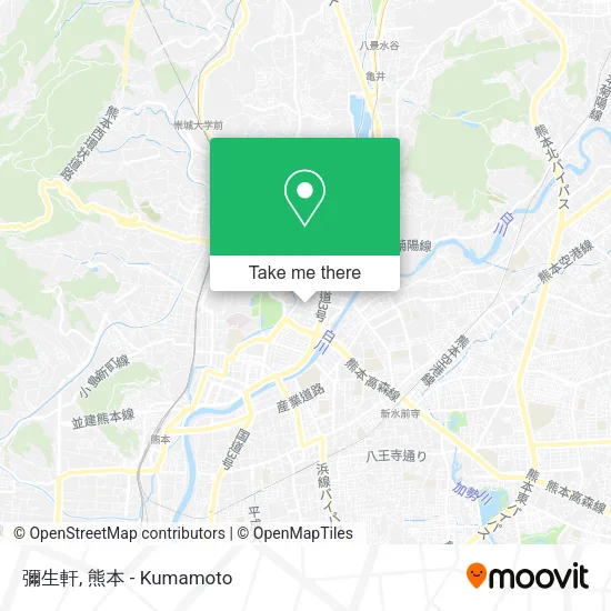 彌生軒 map
