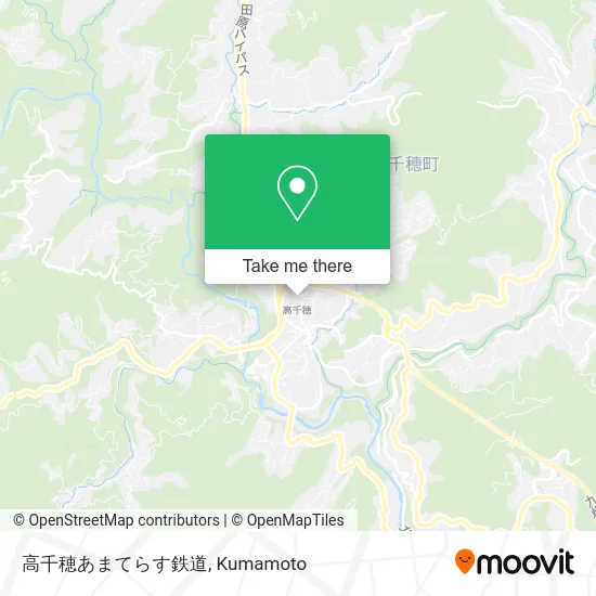 高千穂あまてらす鉄道 map