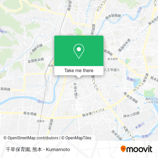 千草保育園 map