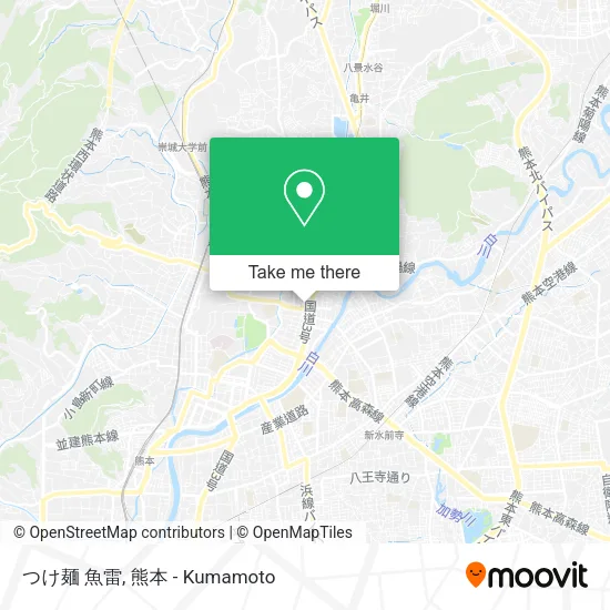 つけ麺 魚雷 map