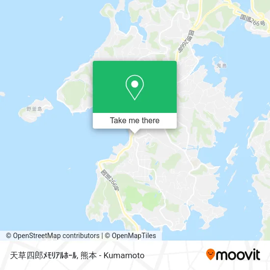 天草四郎ﾒﾓﾘｱﾙﾎｰﾙ map