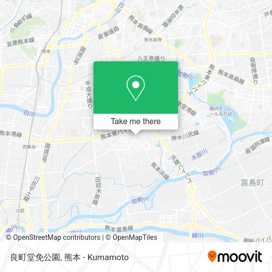 良町堂免公園 map