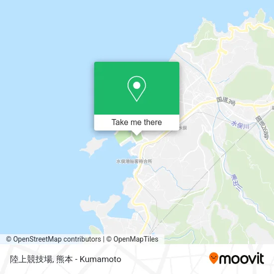 陸上競技場 map
