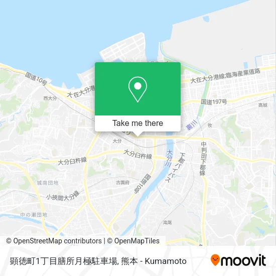 顕徳町1丁目膳所月極駐車場 map