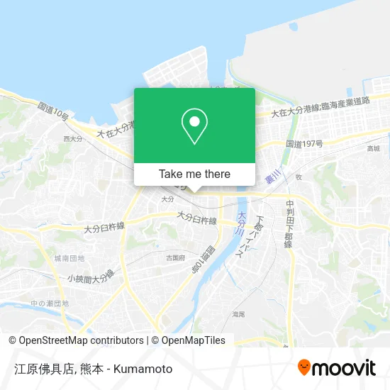 江原佛具店 map