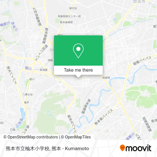 熊本市立楡木小学校 map