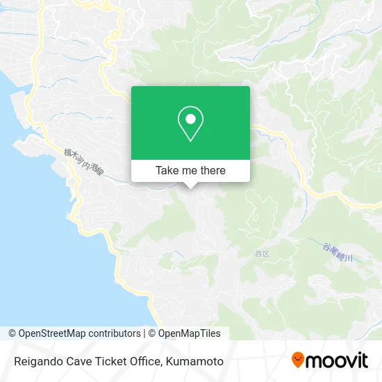 Reigando Cave Ticket Office map