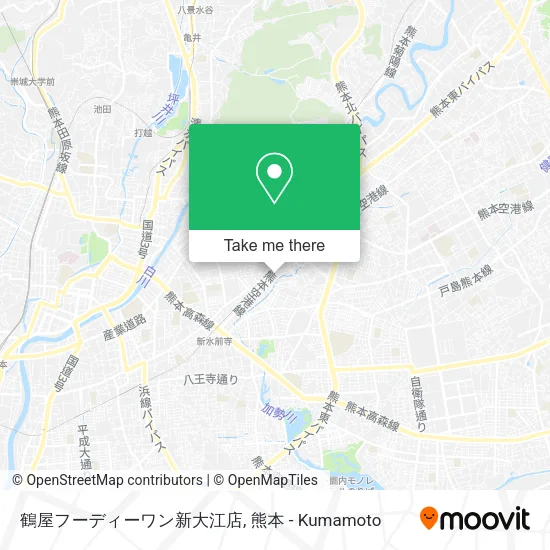 鶴屋フーディーワン新大江店 map