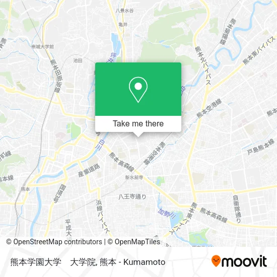 熊本学園大学　大学院 map