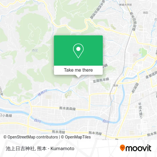 池上日吉神社 map
