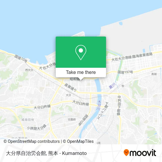 大分県自治労会館 map