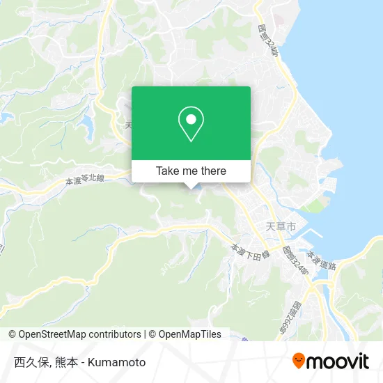 西久保 map