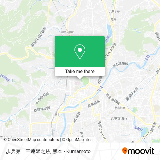 歩兵第十三連隊之跡 map