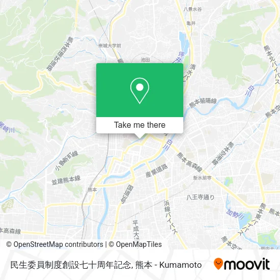 民生委員制度創設七十周年記念 map