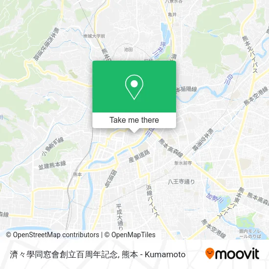 濟々學同窓會創立百周年記念 map