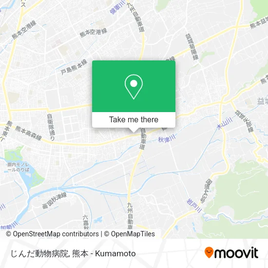 じんだ動物病院 map