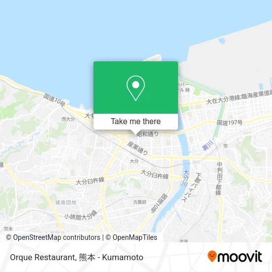 Orque Restaurant map