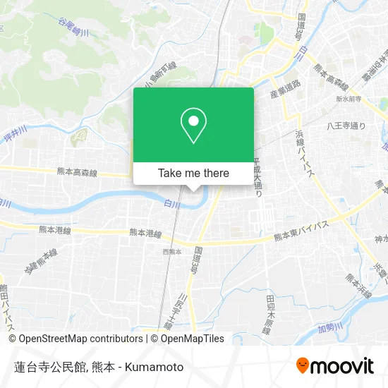 蓮台寺公民館 map