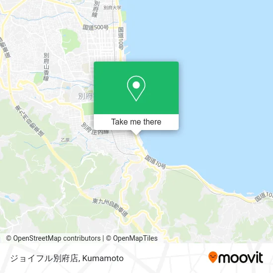 Joyful Beppu Store map