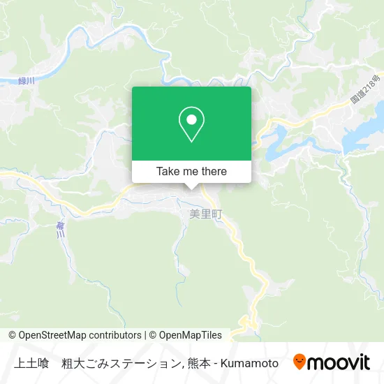 上土喰　粗大ごみステーション map
