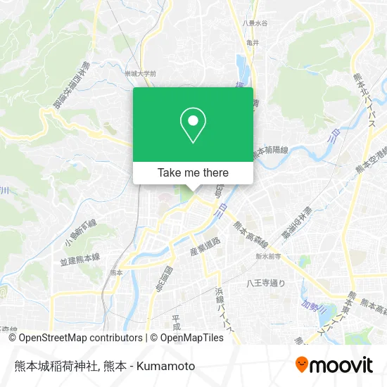 熊本城稲荷神社 map